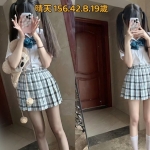 初次下海的小隻馬：晴天156.B.42.19歲 聲音甜到出汁 戀愛感學生妹