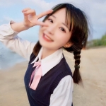 馬尾純真甜美學生妹 樂樂 160.C.45.21歲 雪白粉嫩肌膚 粉紅酥胸