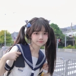 日系學生咩：小妮155.42.B.19歲 風格打扮超日系 個性溫柔愛撒嬌
